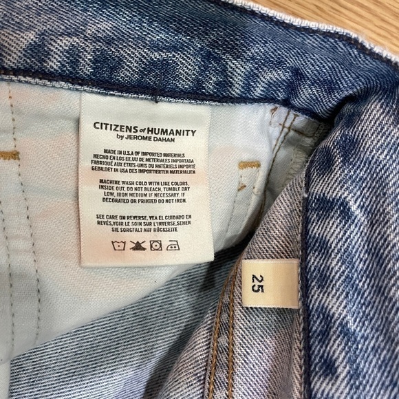 Citizens of Humanity Dree Crop High Rise Slim Straight Jeans - Picture 9 of 11